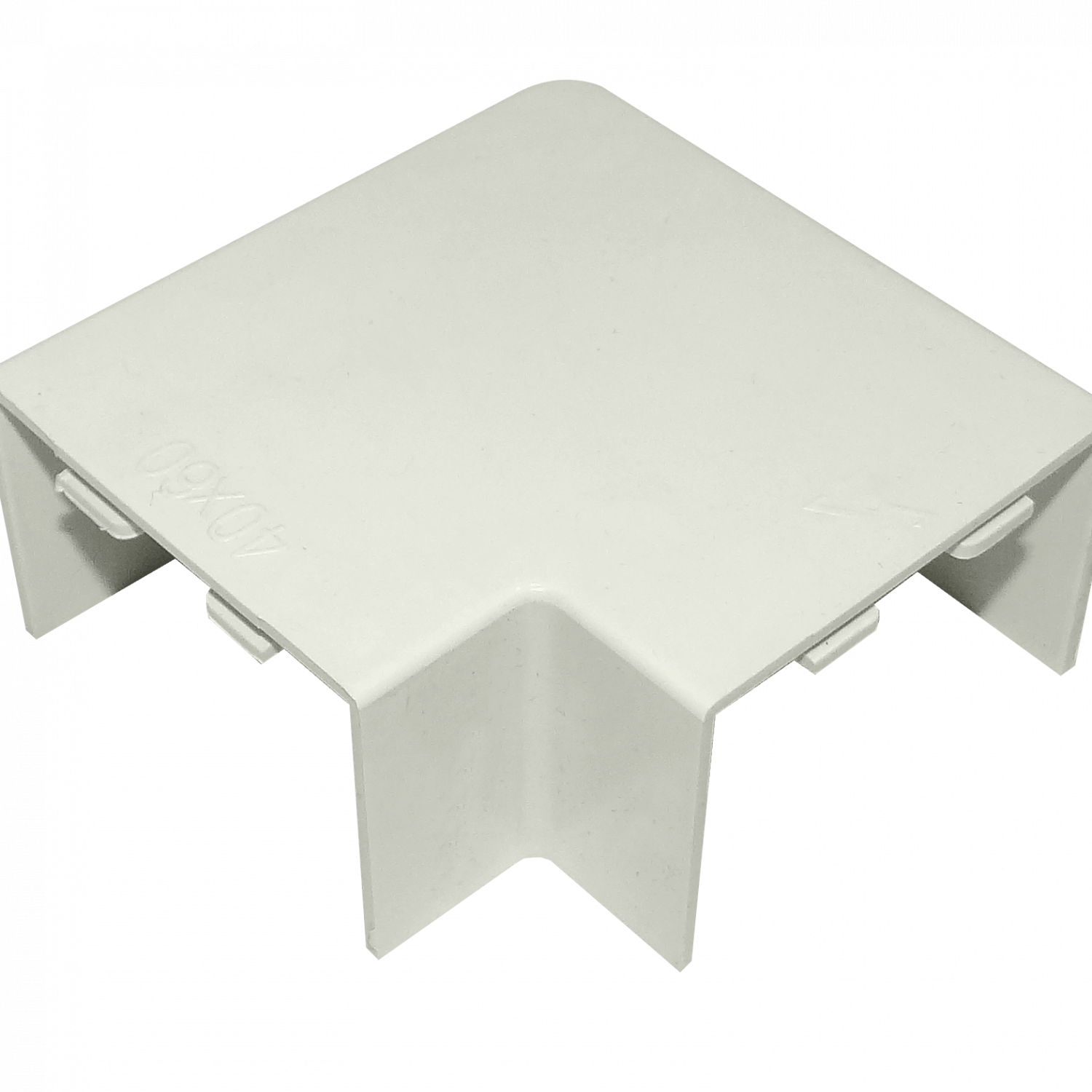 Angulo plano LinkChip QN6P 60x40mm blanco para canaleta QN6W 4