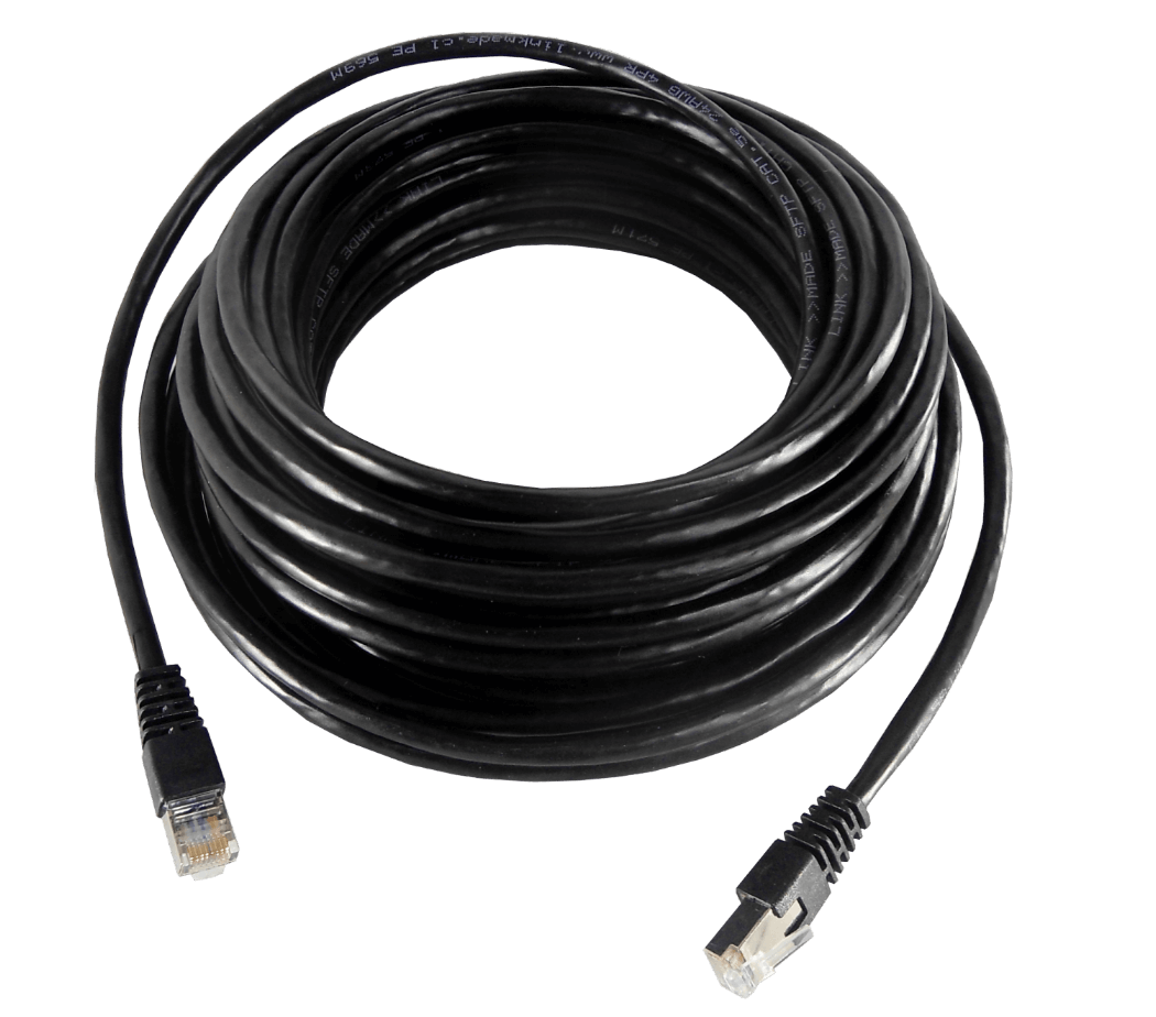 Cable Exterior LINKMADE Cat5e SF/UTP 15mt Negro Multifilar 3