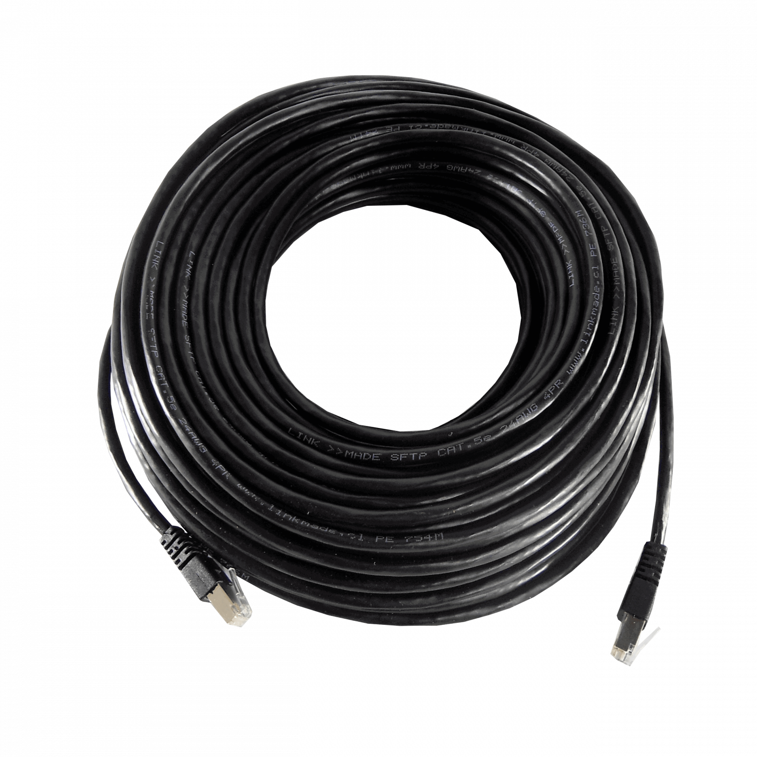 Cable Exterior LINKMADE Cat5e SF/UTP 35mt Negro Multifilar 2