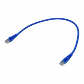 Pack x4 Cable Patch LINKMADE Cat5e 0.5mt Azul LSZH Inyectado Multifilar - Miniatura 5