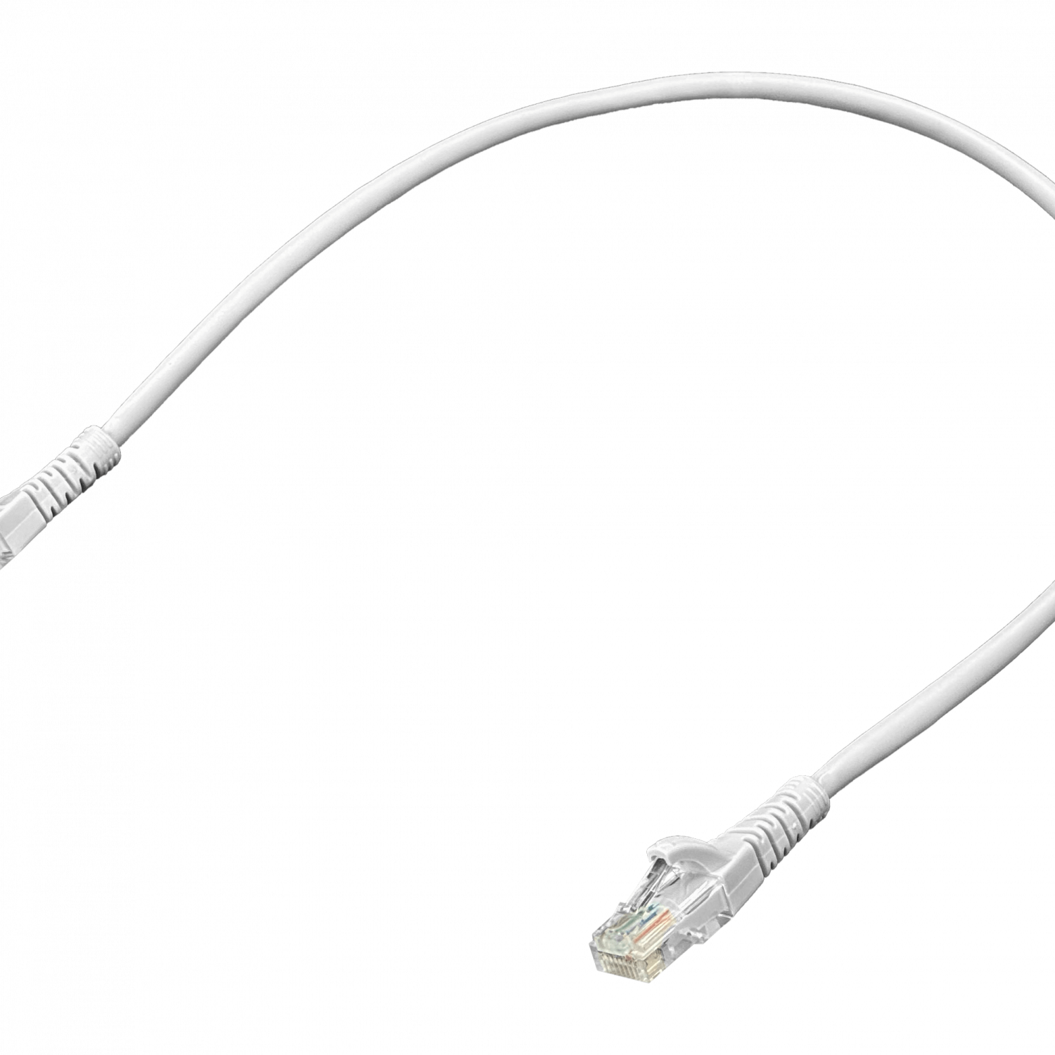 Pack x4 Cable Patch LINKMADE Cat5e Gris 50cm LSZH Inyectado Multifilar 3