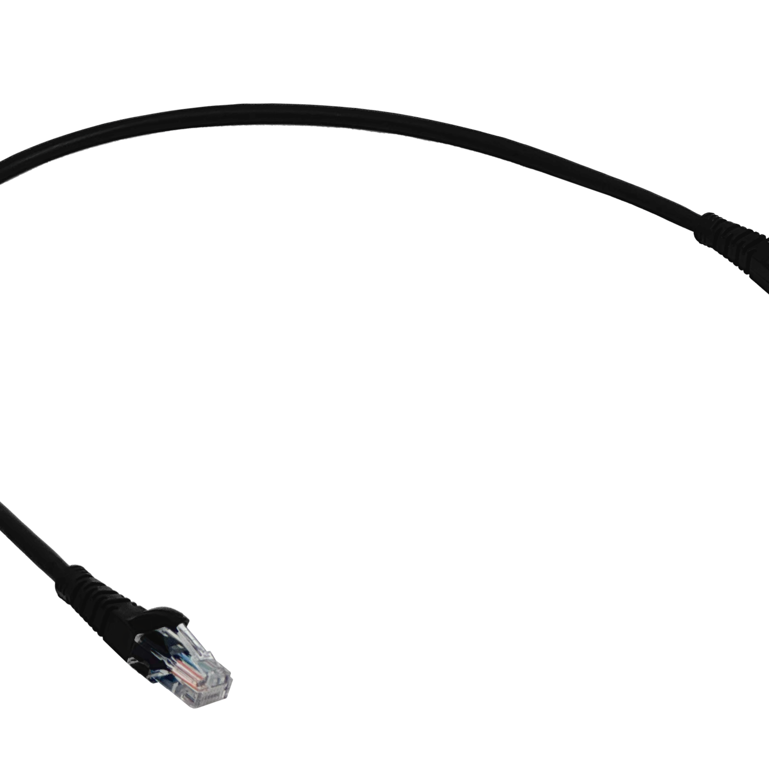 Pack x4 Cable Patch LINKMADE Cat5e 0.5mt Negro LSZH Inyectado Multifilar 5
