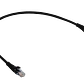 Pack x4 Cable Patch LINKMADE Cat5e 0.5mt Negro LSZH Inyectado Multifilar - Miniatura 5