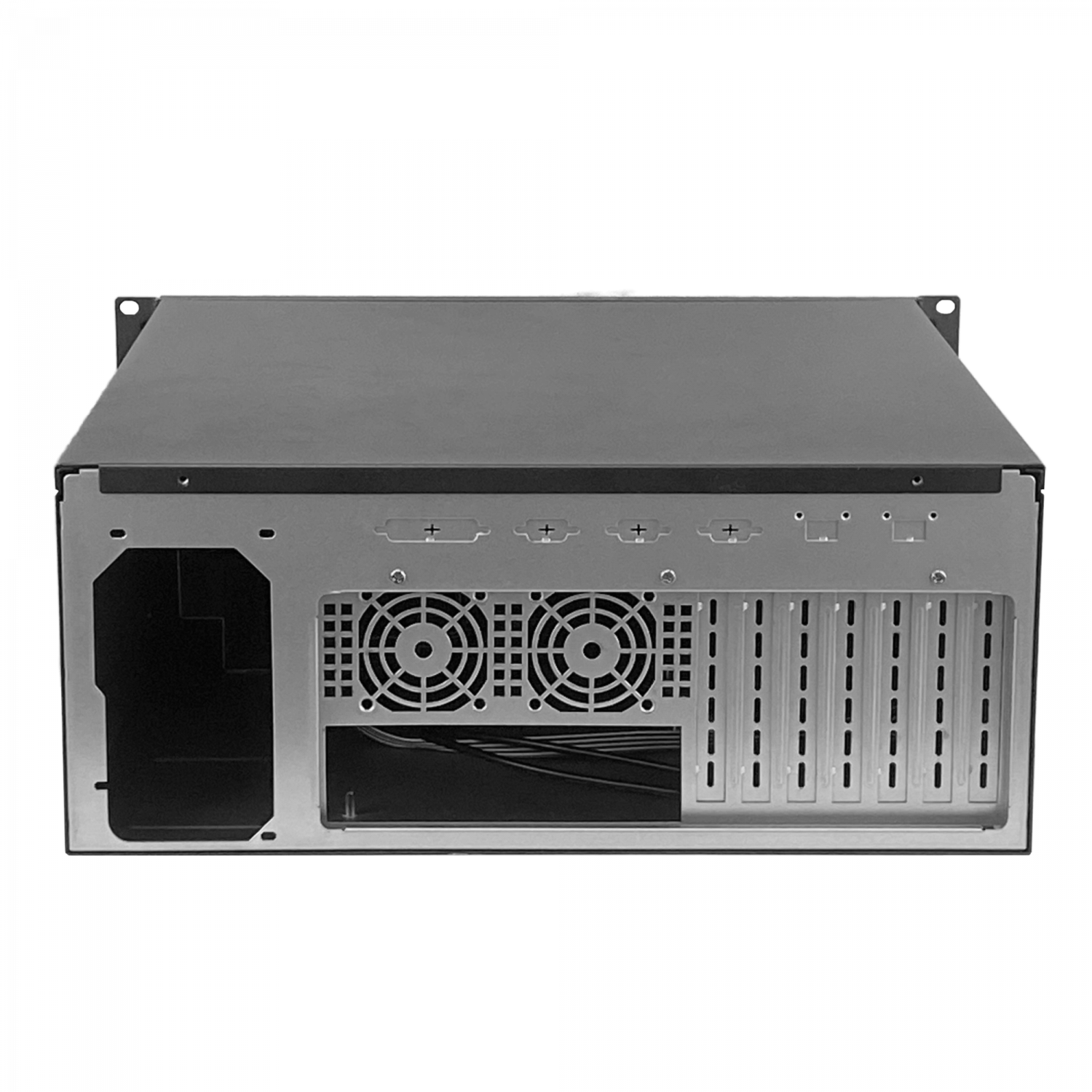 LINKMADE 4U Case Rack Micro-ATX 4-PCI-Low-Profile req/Fuente-ATX 3