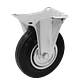 Rueda 5-pulgadas Fija Negra Soporta-125Kg 85x100x155mm - Miniatura 3