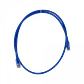 Cable Patch LINKMADE Cat6a Azul LSZH U/FTP 1m Inyectado Multifilar de Alta Velocidad - Miniatura 1