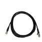 Cable Patch LINKMADE Cat6 Negro S/FTP LSZH 2 metros Inyectado Multifilar para Redes Profesionales - Miniatura 3