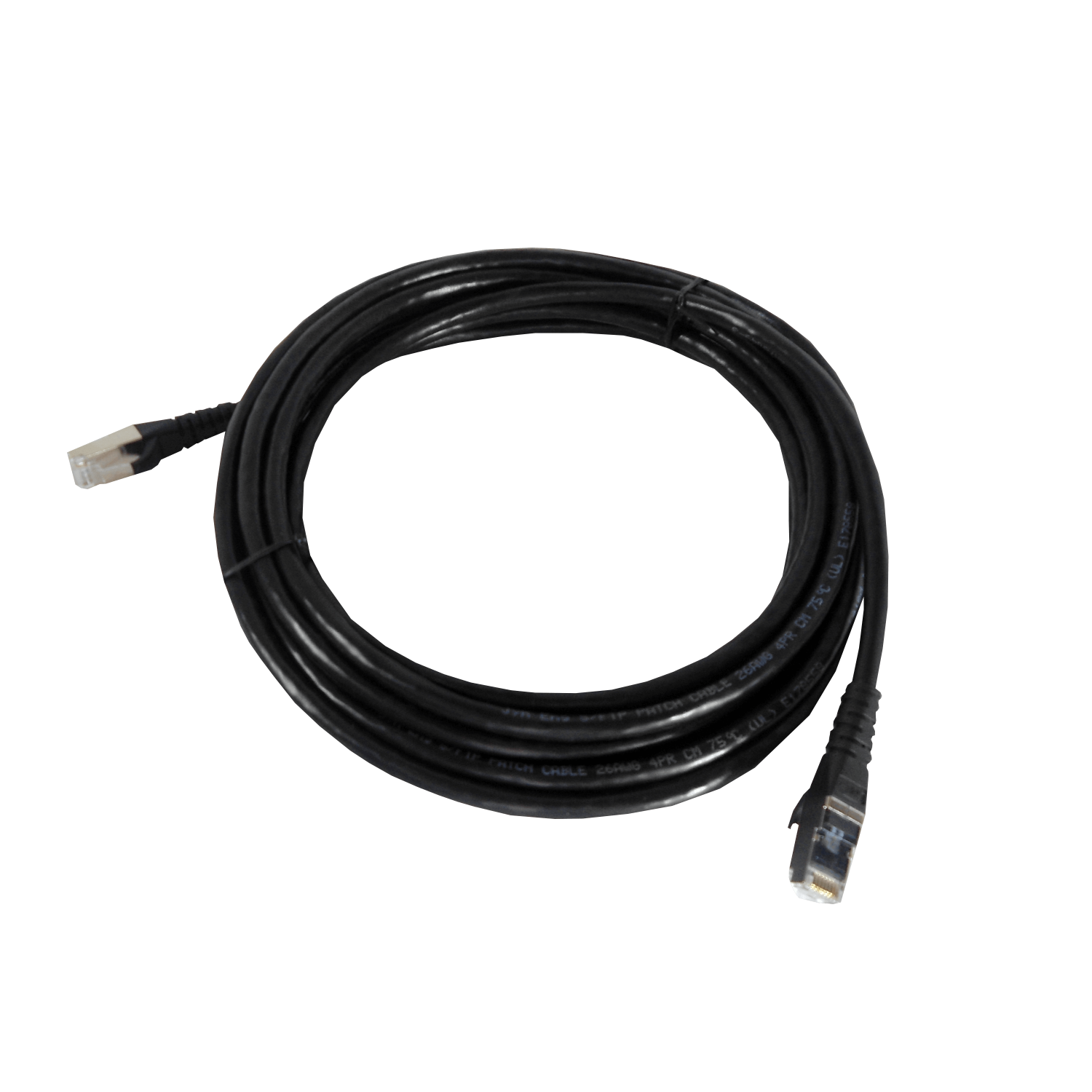 Cable Patch LINKMADE Cat6 S/FTP 5mt Negro LSZH Inyectado Multifilar 3