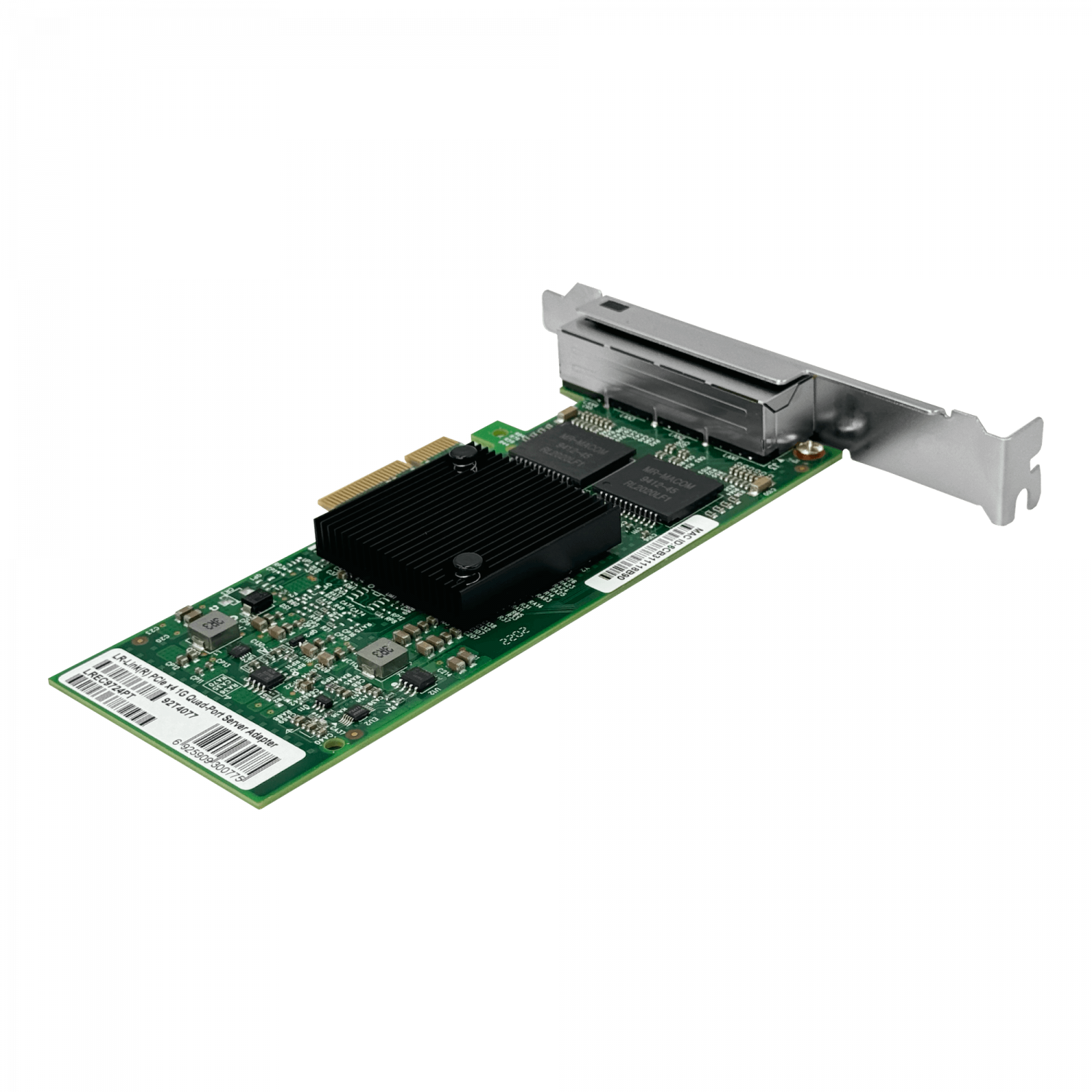 Tarjeta de Red PCIe x4 LR-LINK LREC9704HT - Cuatro Puertos Gigabit Ethernet, Intel 82580 2
