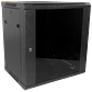 Gabinete Pared LINKMADE RK12-4L 12U Fondo 45cm Negro Incluye M6-4KIT y 2U - Miniatura 3