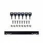 Gabinete Pared LINKMADE RK12-4L 12U Fondo 45cm Negro Incluye M6-4KIT y 2U - Miniatura 5