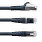 Cable Patch LINKMADE Cat6 S/FTP 1mt Negro LSZH Inyectado Multifilar - Miniatura 2