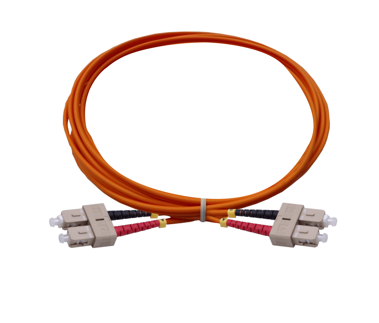 1mt SC-SC OM1 MultiModo MM Duplex Jumper Fibra 62.5/125um 3mm LSZH 2