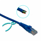 Cable Patch LINKMADE Cat5e 5mt Azul LSZH Inyectado Multifilar - Miniatura 3