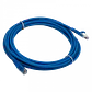 Cable Patch LINKMADE Cat5e 5mt Azul LSZH Inyectado Multifilar - Miniatura 5