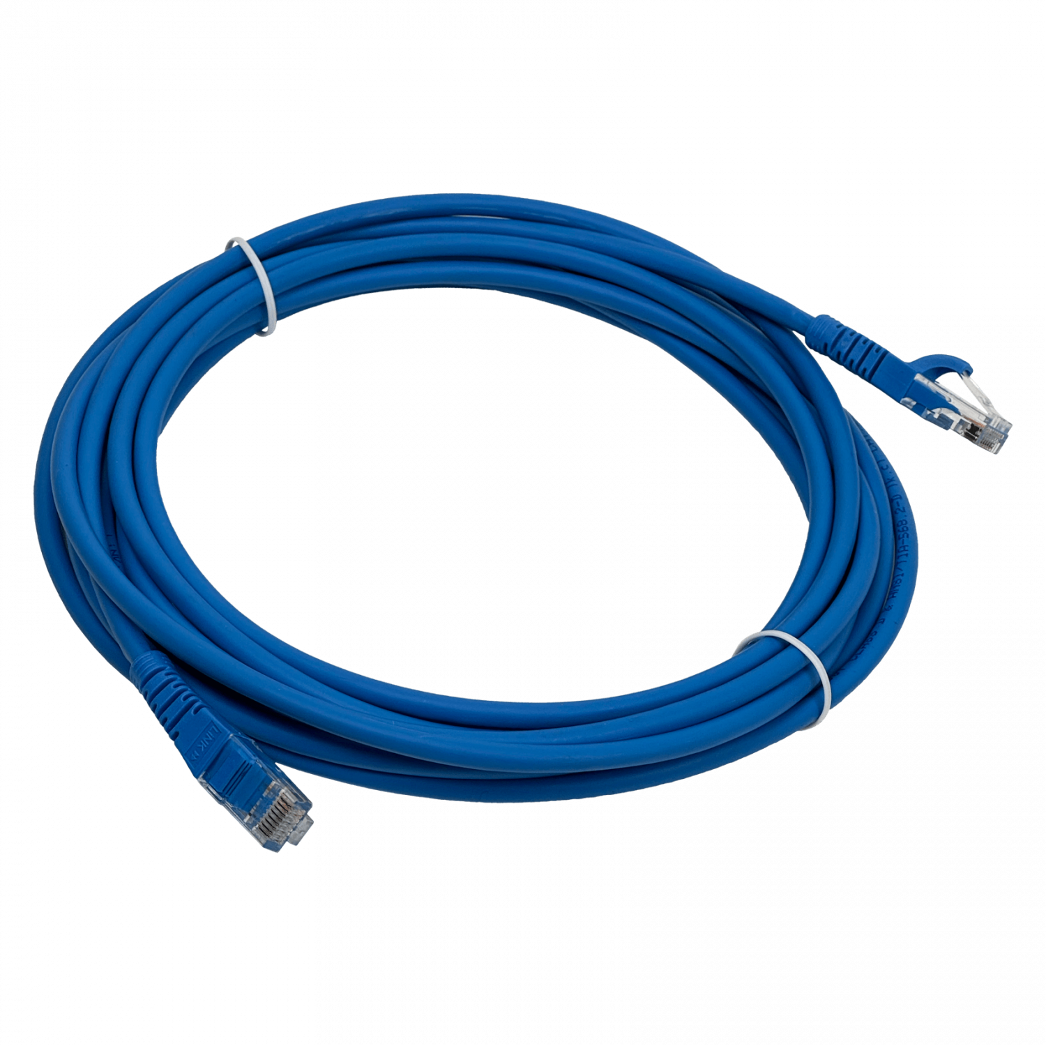 Cable Patch LINKMADE Cat5e 5mt Azul LSZH Inyectado Multifilar 5
