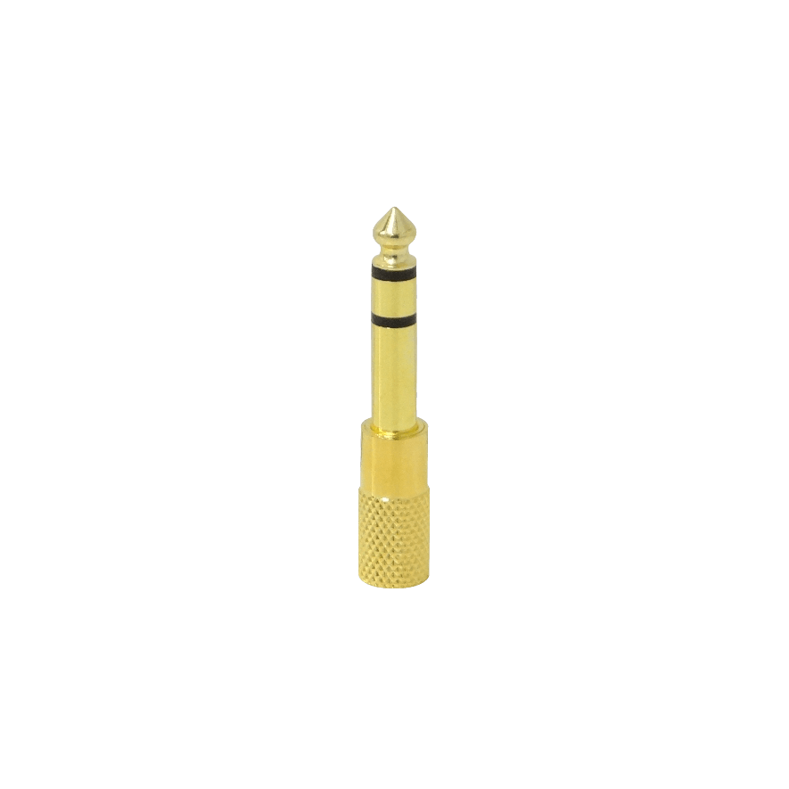Adaptador de Audio 3.5mm Hembra a 6.35mm Macho Estéreo, Phone 1/8” a 1/4” 1
