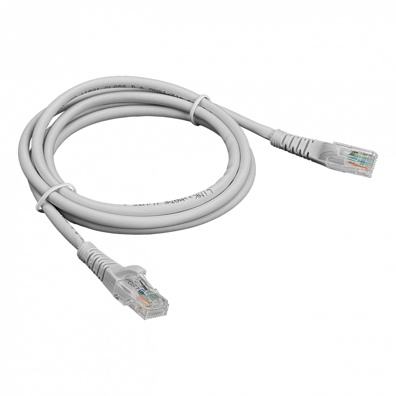 Cable Patch LINKMADE Cat5e Gris LSZH 1.5 metros Inyectado Multifilar para Conexiones Rápidas 2