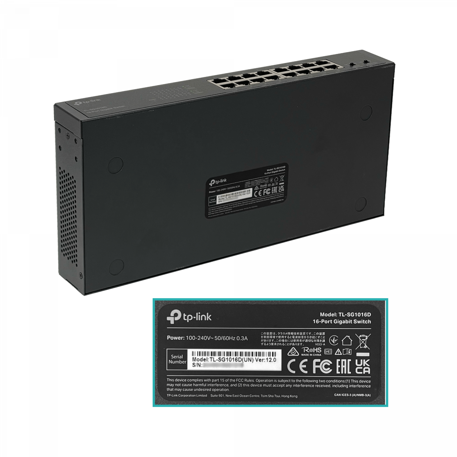 Switch TP-LINK TL-SG1016D 16 Puertos Gigabit, Compacto, Auto MDI/MDIX, Rackable, Plug&Play, No Admin 5