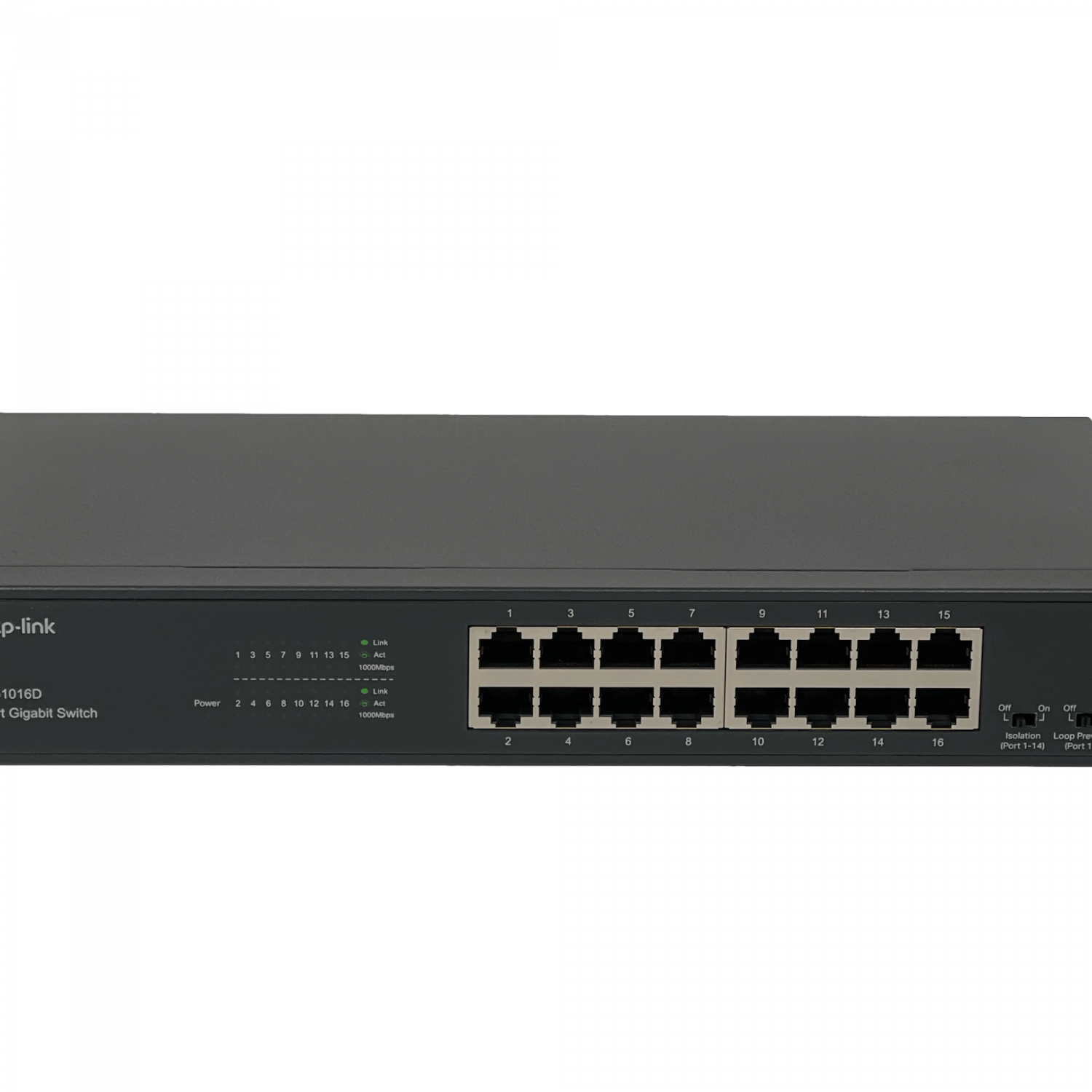 Switch TP-LINK TL-SG1016D 16 Puertos Gigabit, Compacto, Auto MDI/MDIX, Rackable, Plug&Play, No Admin 6