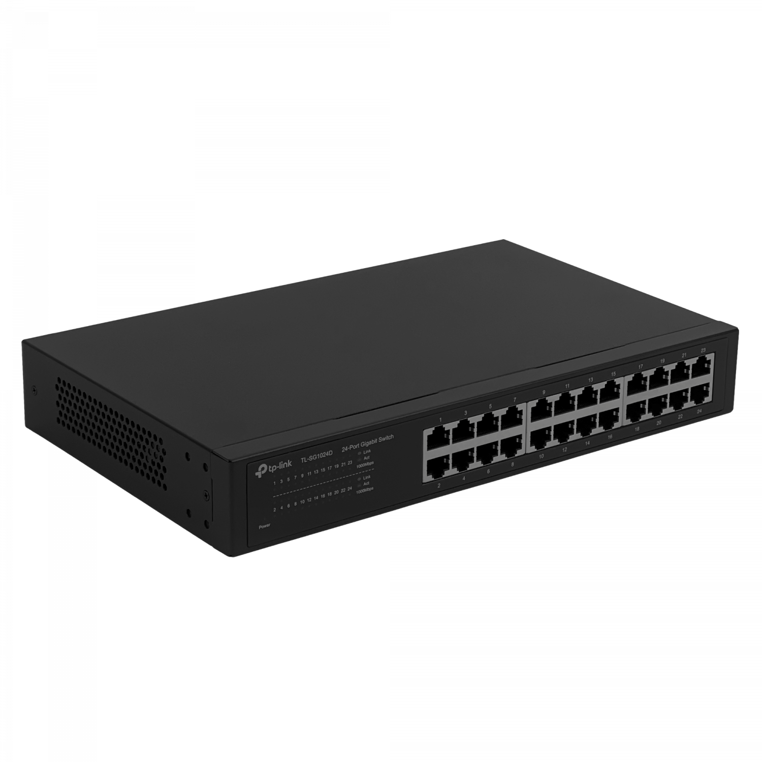 Switch TP-LINK TL-SG1024D 24 Puertos Gigabit, Diseño Compacto, Auto MDI/MDIX, Rackable, No Administr 1