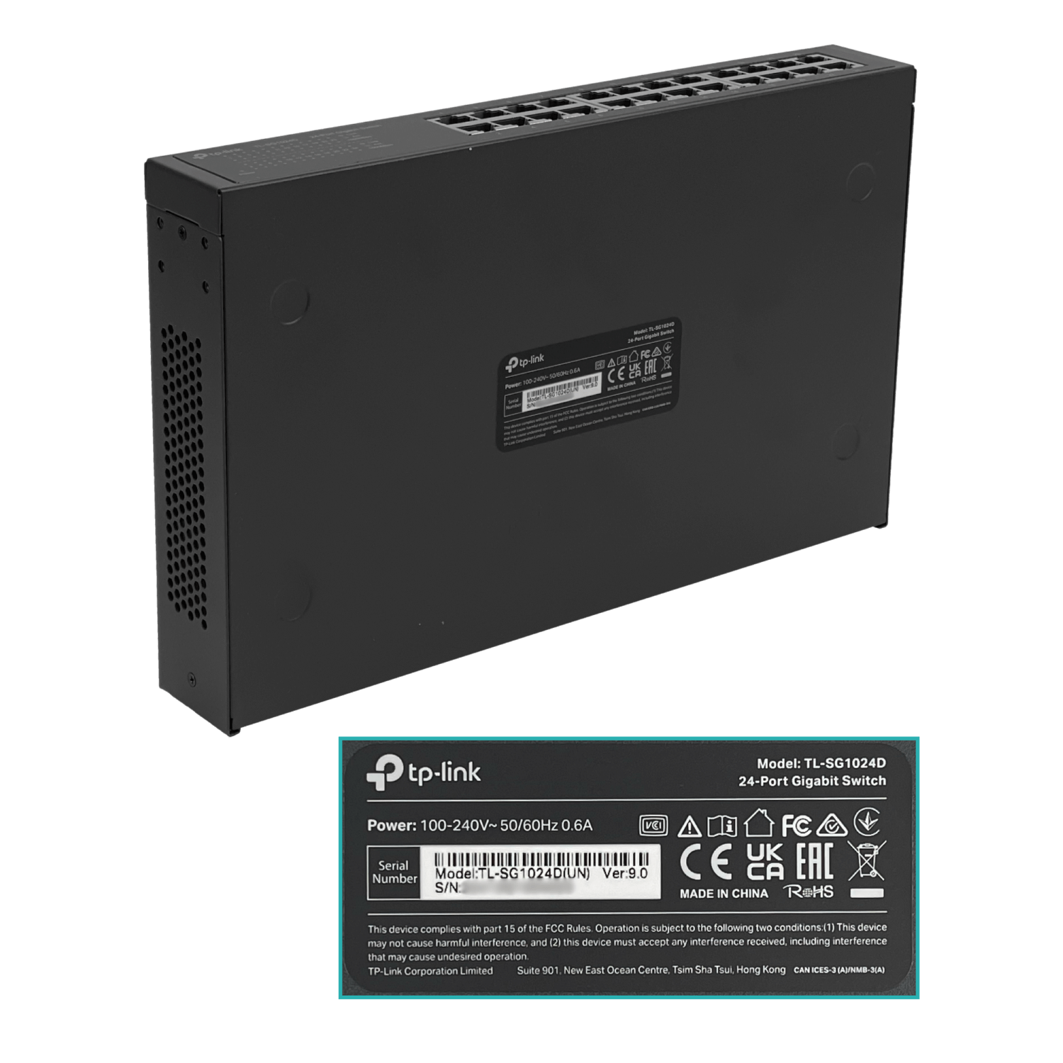 Switch TP-LINK TL-SG1024D 24 Puertos Gigabit, Diseño Compacto, Auto MDI/MDIX, Rackable, No Administr 3
