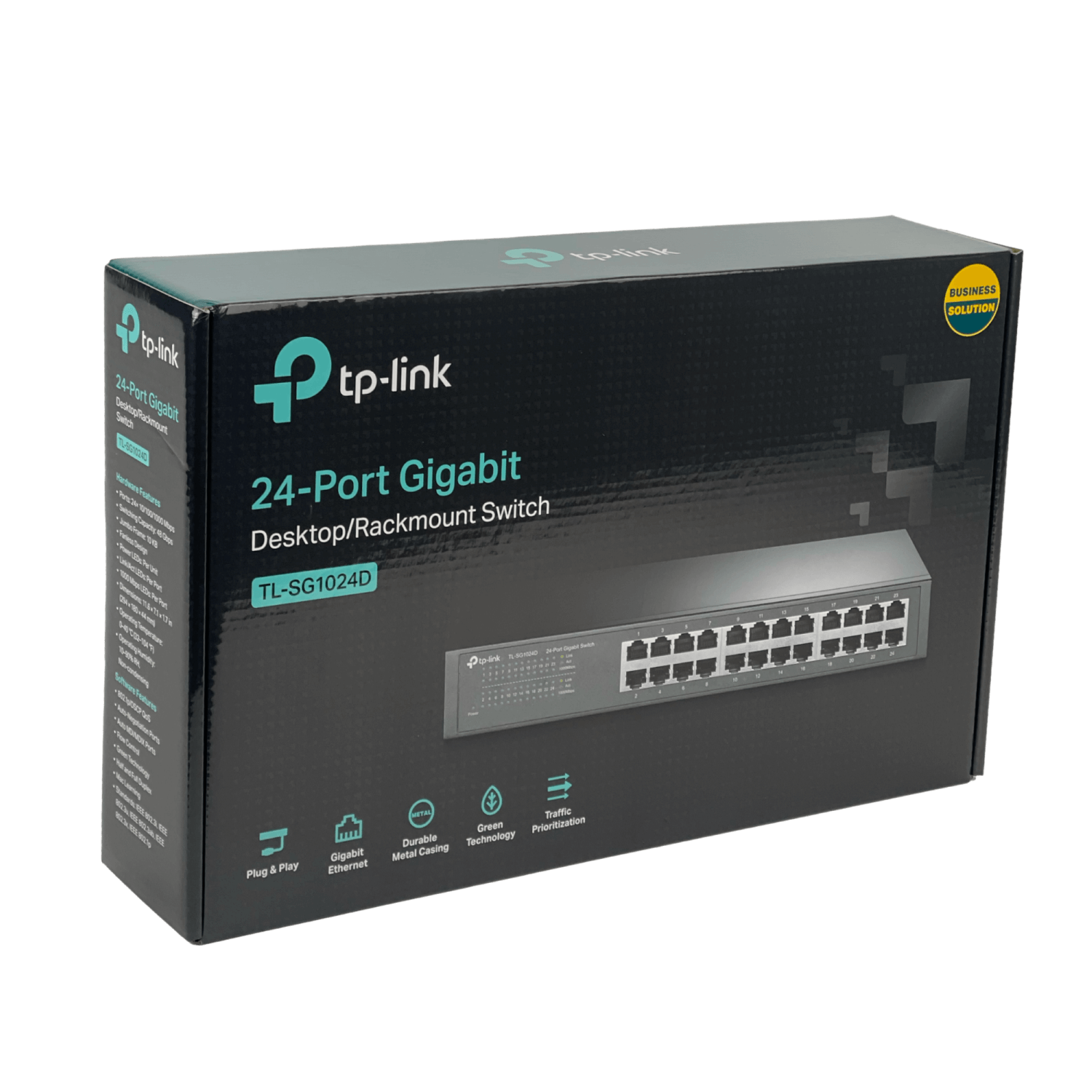 Switch TP-LINK TL-SG1024D 24 Puertos Gigabit, Diseño Compacto, Auto MDI/MDIX, Rackable, No Administr 4