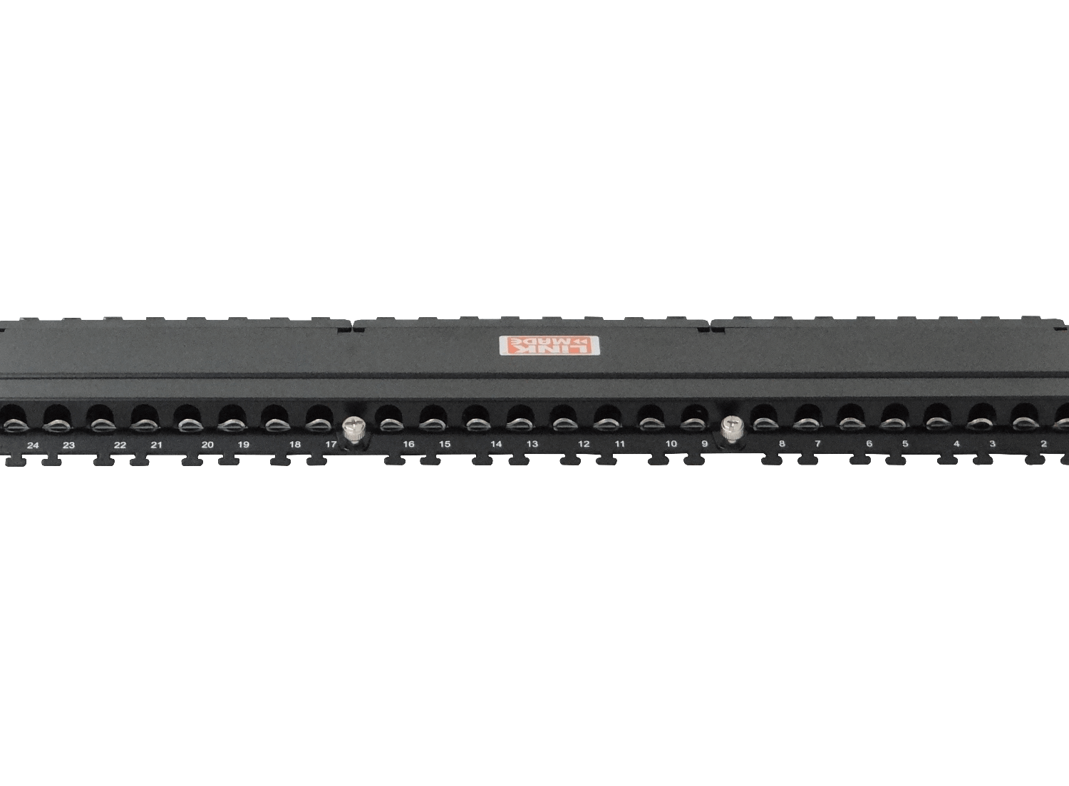 Patch Panel LINKMADE 0.5U, 24 Puertos RJ45, Cat6A F/UTP S/FTP, Blindado 5