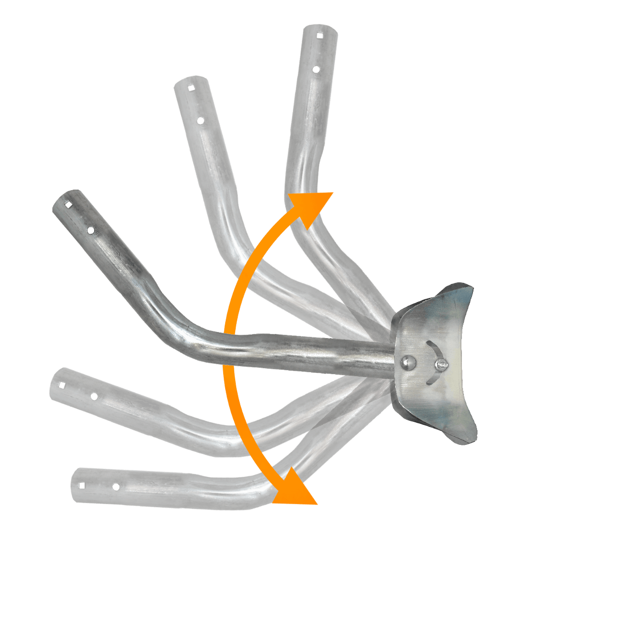 Soporte Exterior LINKMADE BAM-50 50cm Abatible Galvanizado para Muro 1
