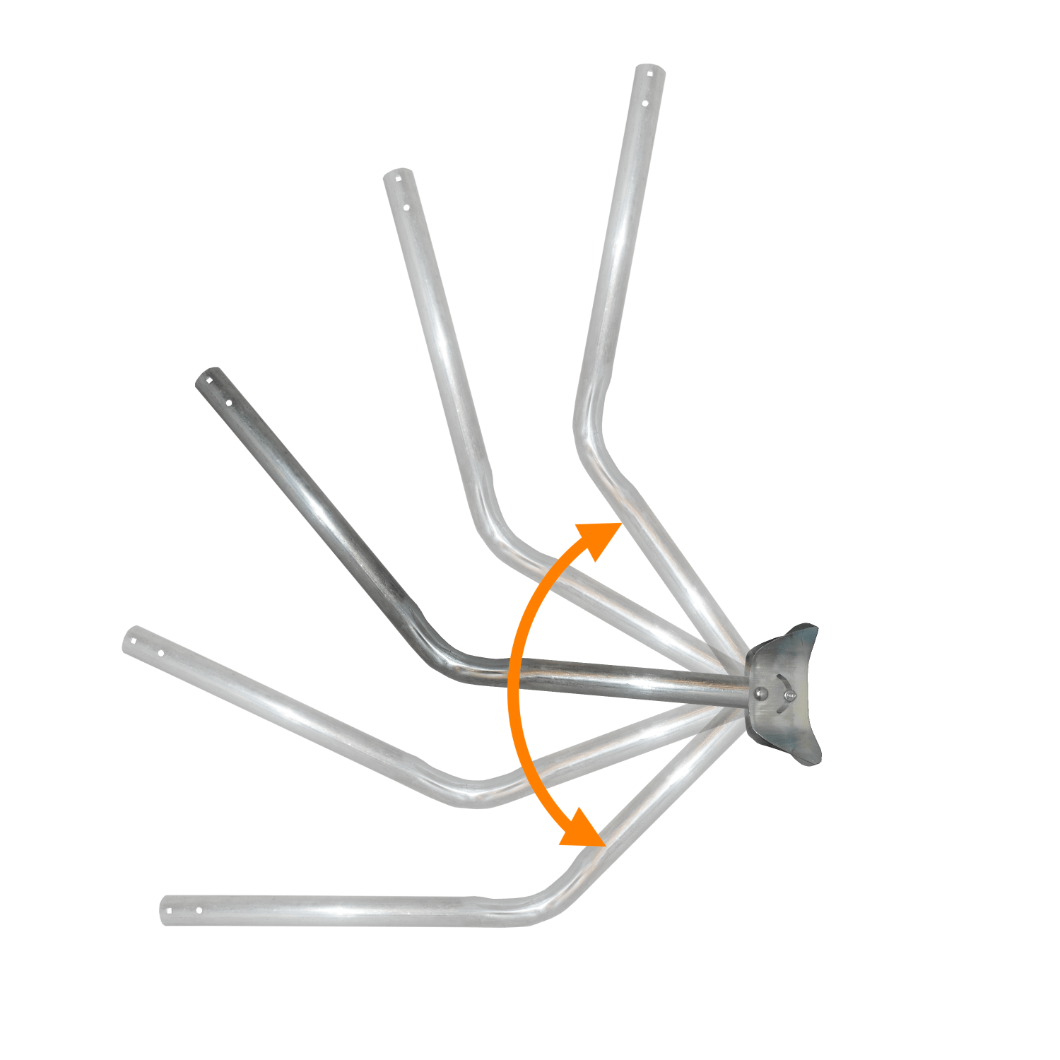 Soporte Exterior LINKMADE BAM-90 90cm Abatible Galvanizado para Muro 1