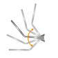 Soporte Exterior LINKMADE BAM-90 90cm Abatible Galvanizado para Muro - Miniatura 1
