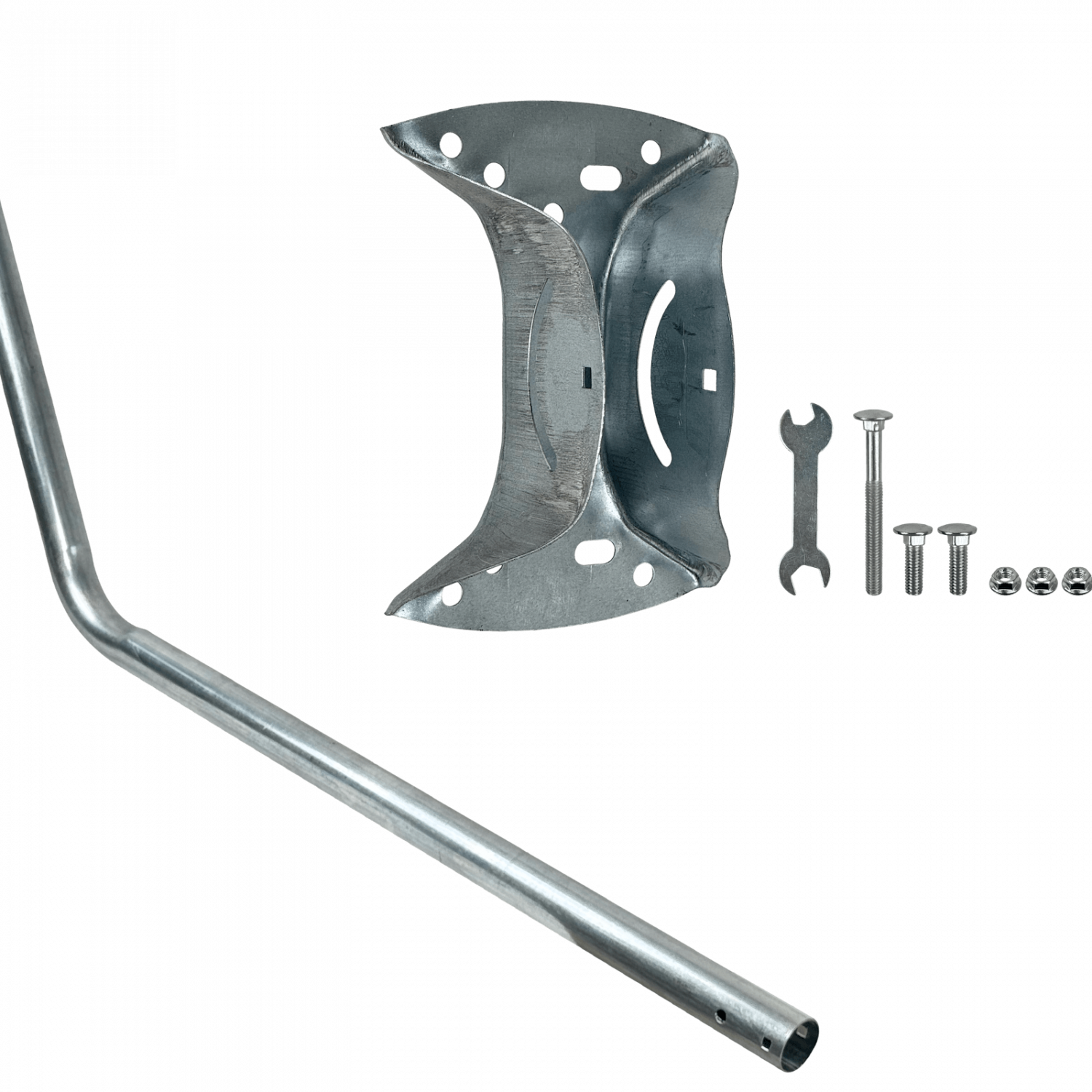 Soporte LINKMADE para Muro Exterior, Abatible, Galvanizado, 120cm 2