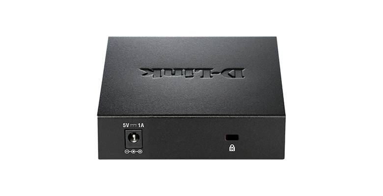 Switch D-Link DGS-105, Plug & Play, 5 Puertos Gigabit 1000Mbps, Ideal para Gaming y Streaming 4K 3