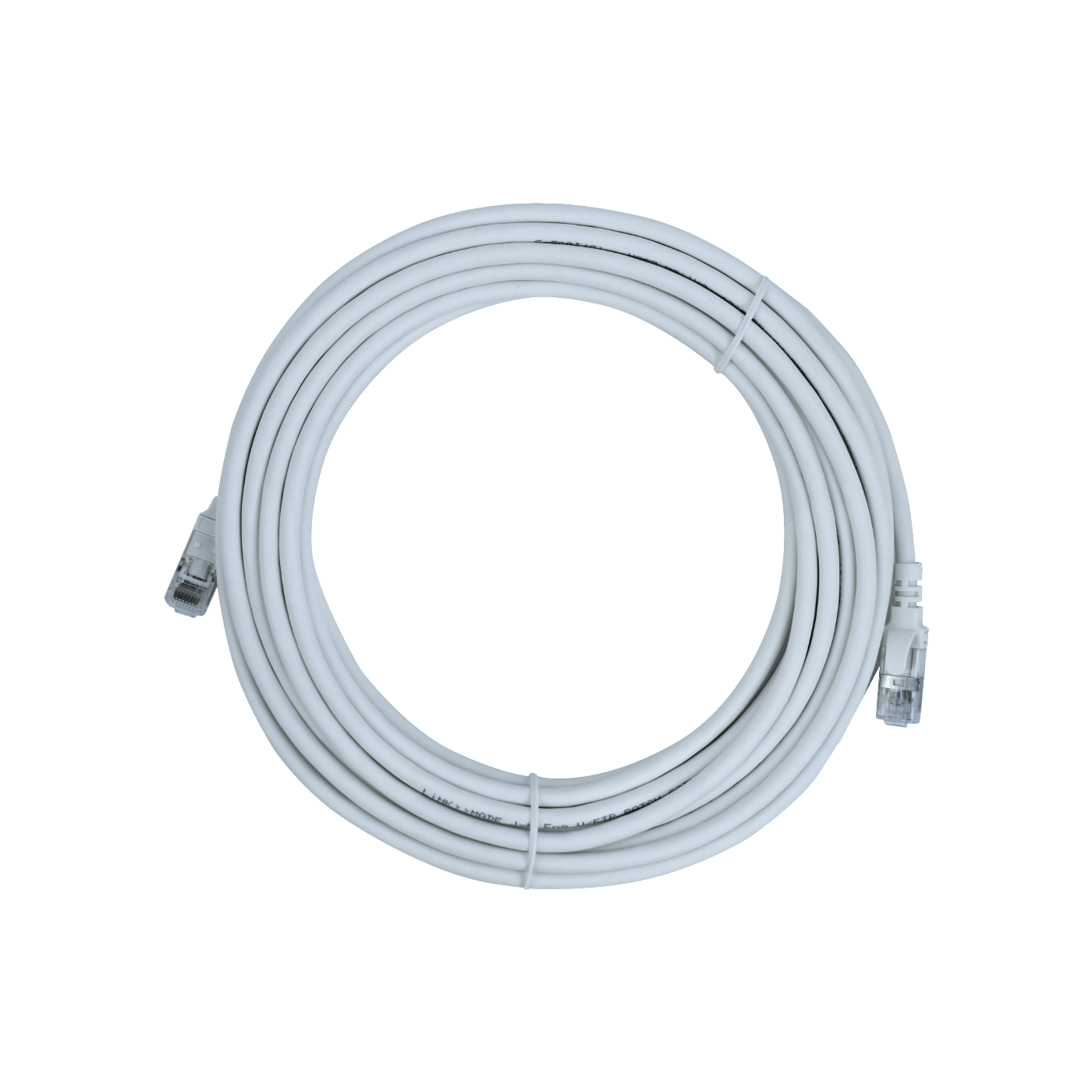 Cable Patch LINKMADE Cat6a U/FTP 7mt Blanco LSZH Inyectado Multifilar 1