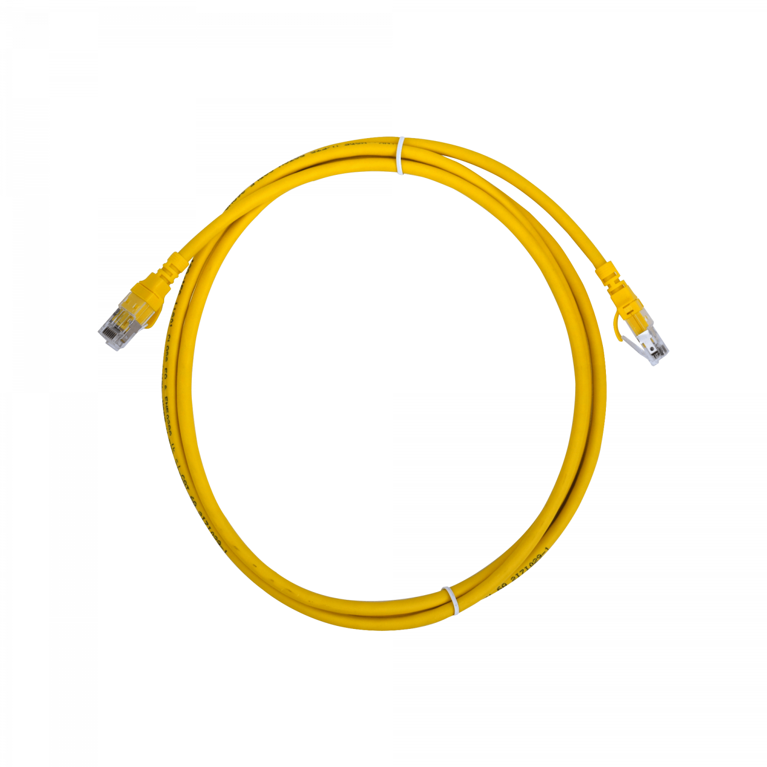 Cable Patch LINKMADE Cat6a U/FTP 2mt Amarillo LSZH Inyectado Multifilar 3