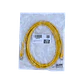Cable Patch LINKMADE Cat6a U/FTP 3mt Amarillo LSZH Inyectado Multifilar - Miniatura 1