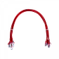 Pack x4 Cable Patch LINKMADE Cat6a U/FTP 0.5mt Rojo LSZH Inyectado Multifilar - Miniatura 3