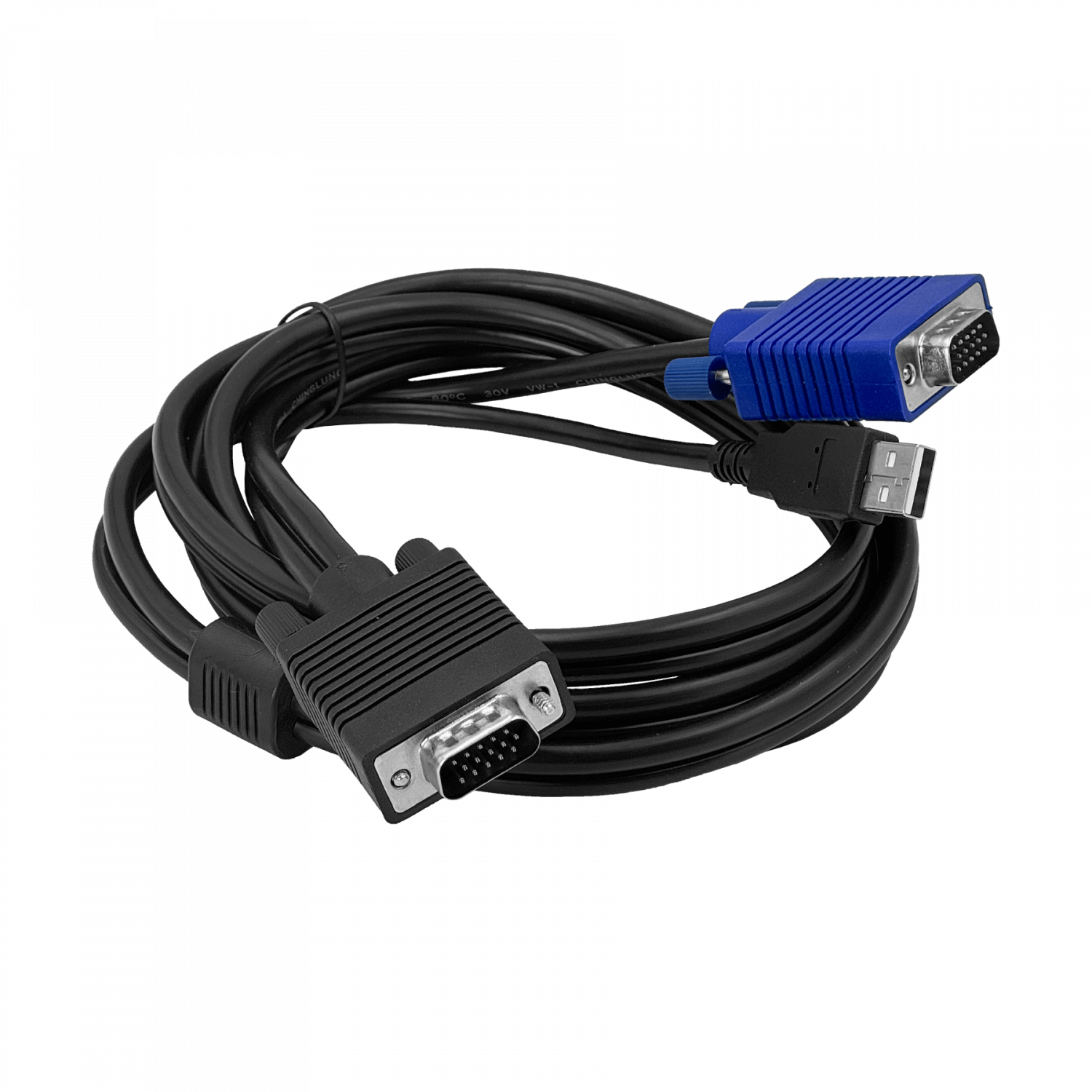 Cable KVM USB VGA 1.8m MINITAR para ERU-8, ECAB2043-1.8M 1