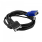 Cable KVM USB VGA 1.8m MINITAR para ERU-8, ECAB2043-1.8M - Miniatura 1