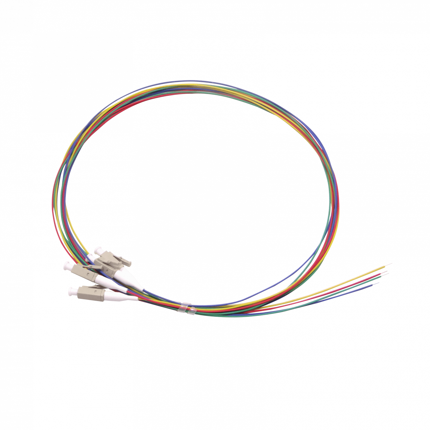 LC/UPC OM1 Multimodo 1,5mt 4-Unidades Pigtail 62.5/125um 0,9mm 150cm 1