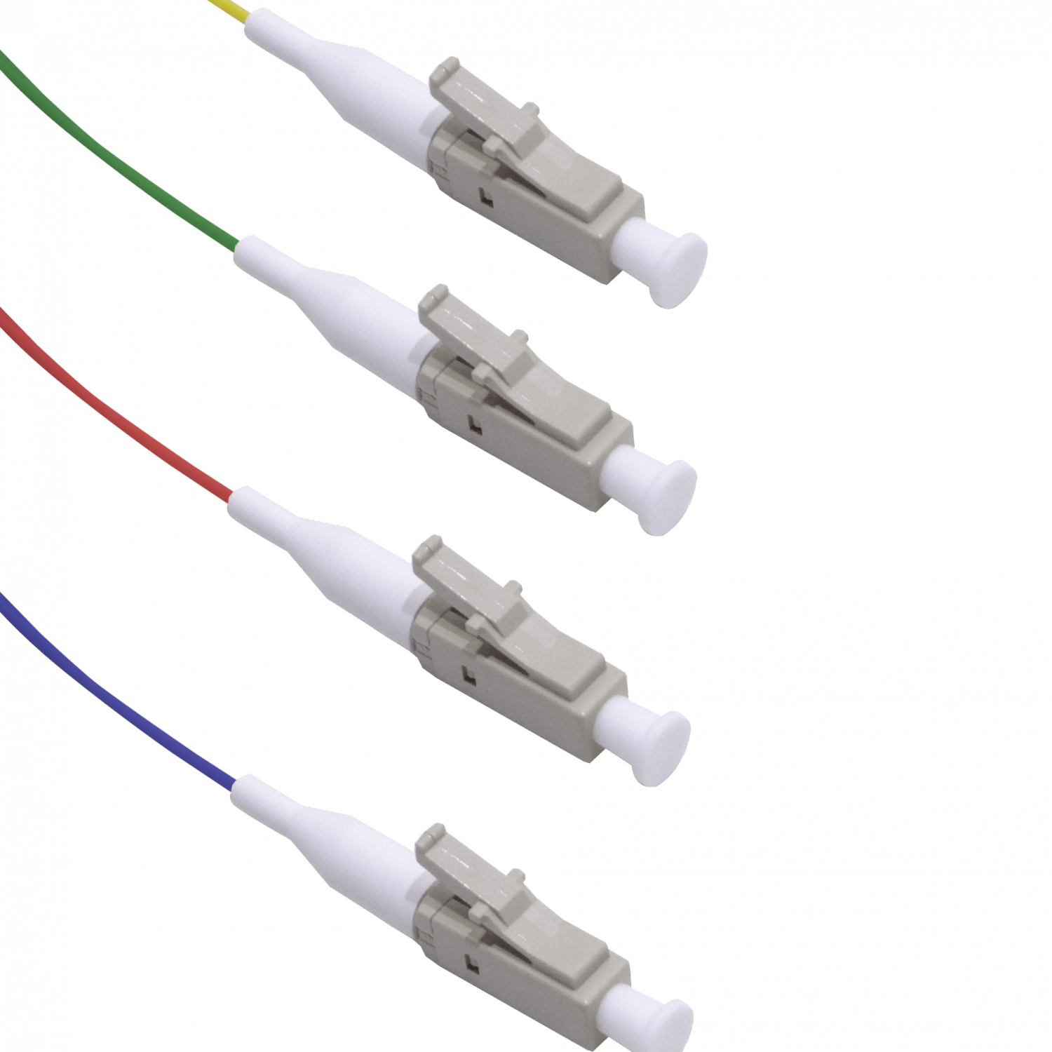 LC/UPC OM1 Multimodo 1,5mt 4-Unidades Pigtail 62.5/125um 0,9mm 150cm 3