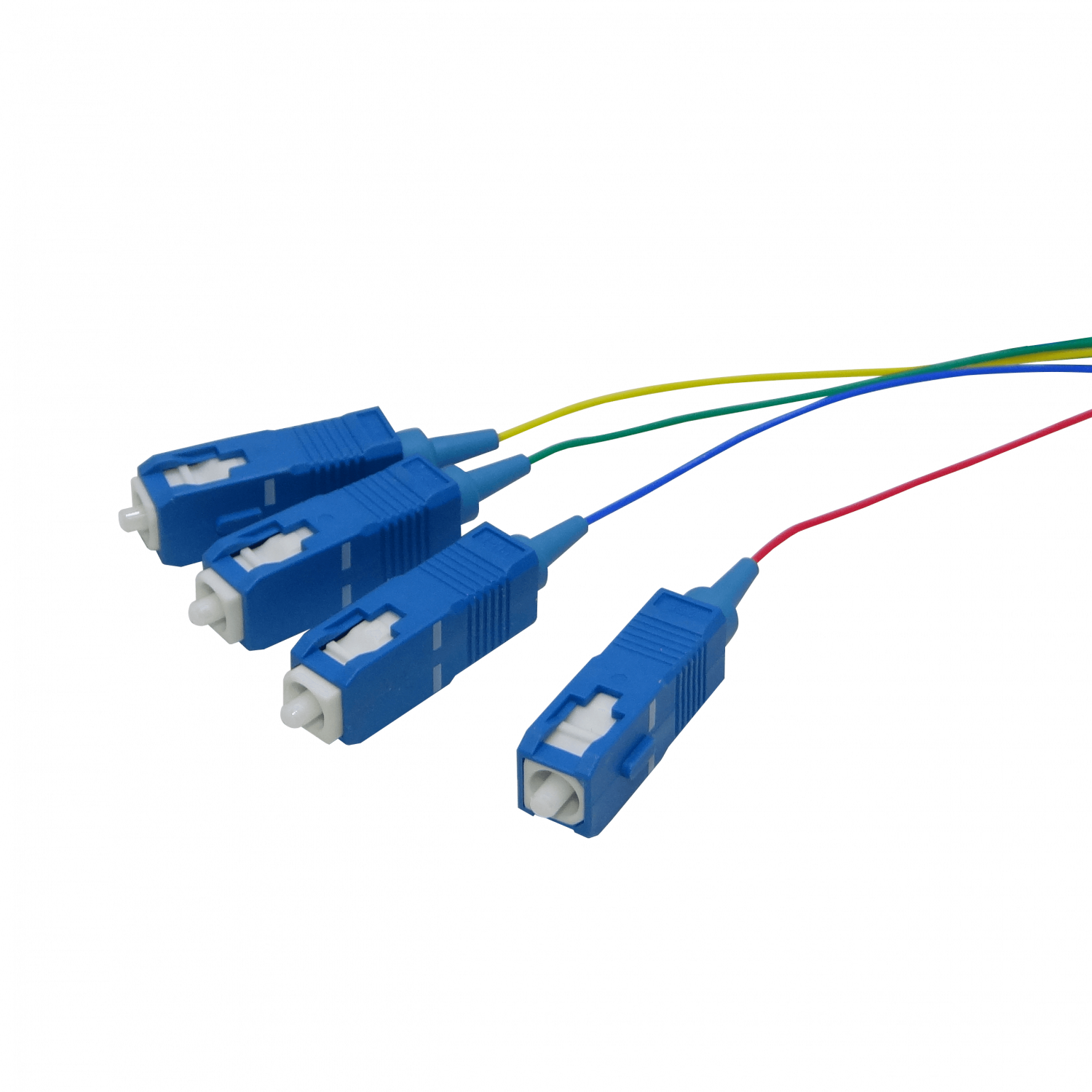 SC/UPC SM 1,5mt 4-unidades Pigtail 150cm 0,9mm 1.5mt MonoModo 9/125um 1