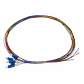 LC/UPC SM 1,5mt 4-unidades Pigtail 150cm 0,9mm 1.5mt MonoModo 9/125um - Miniatura 2