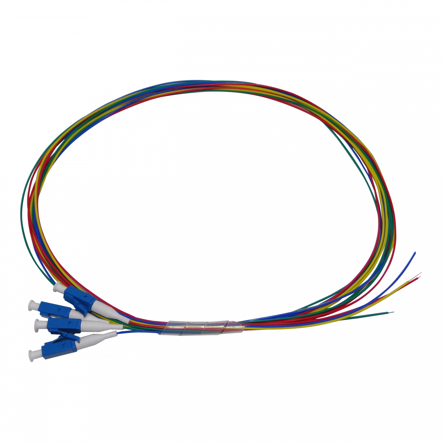 LC/UPC SM 1,5mt 4-unidades Pigtail 150cm 0,9mm 1.5mt MonoModo 9/125um 2