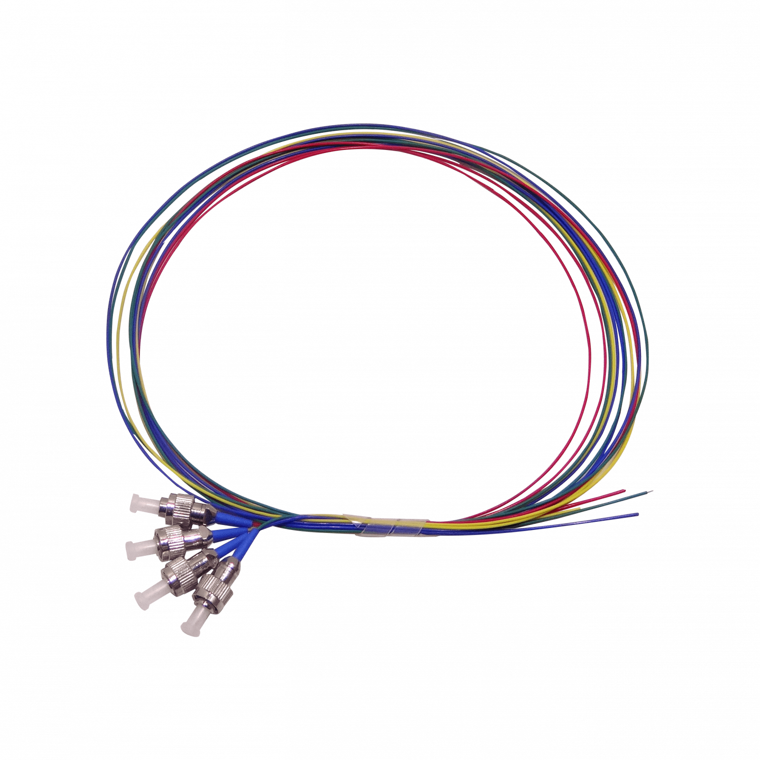 FC/UPC SM 1,5mt 4-unidades Pigtail 150cm 0,9mm 1.5mt MonoModo 9/125um 3