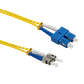 3mt ST/UPC-SC/UPC MonoModo SM Duplex Jumper Cable Fibra 9/125um 3mm - Miniatura 1