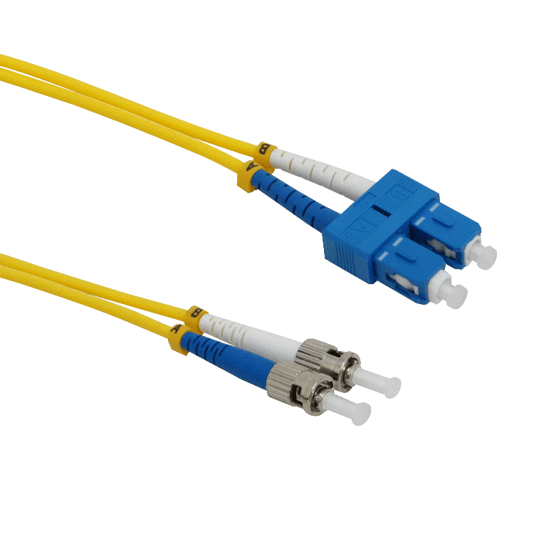 3mt ST/UPC-SC/UPC MonoModo SM Duplex Jumper Cable Fibra 9/125um 3mm 1