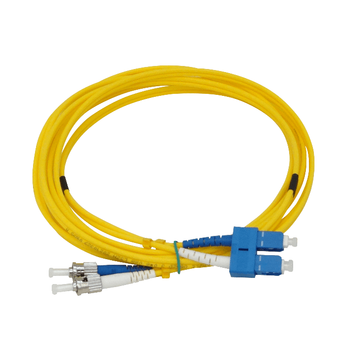 3mt ST/UPC-SC/UPC MonoModo SM Duplex Jumper Cable Fibra 9/125um 3mm 2