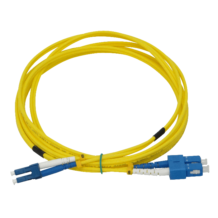 3mt LC-SC/UPC MonoModo SM Duplex Jumper Cable Fibra 9/125um 3mm 1