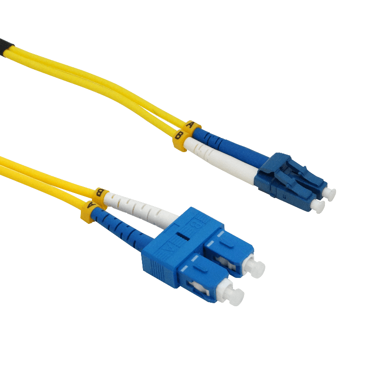 3mt LC-SC/UPC MonoModo SM Duplex Jumper Cable Fibra 9/125um 3mm 3